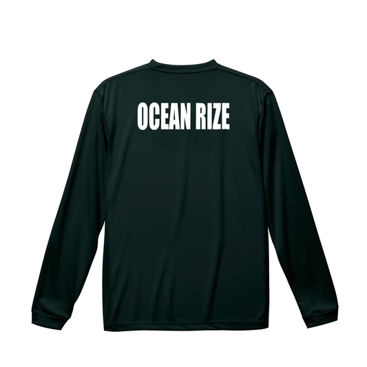 OCEAN RIZE DRYロングスリーブTシャツ black image