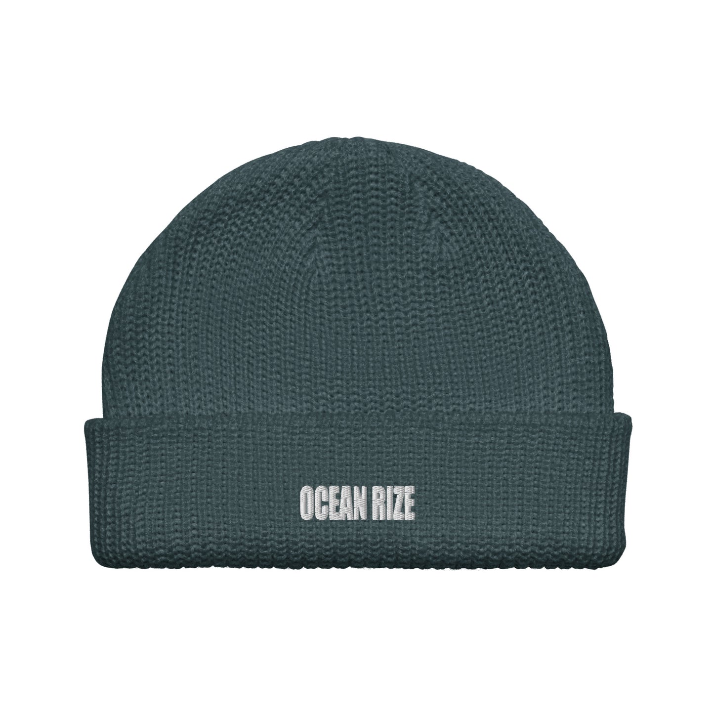 【 WEB限定販売 】OCEAN RIZE フィッシャーマンビーニー　BLACK / LIGHT BLUE